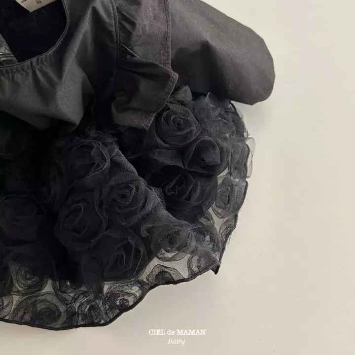 Ciel De Maman - Korean Baby Fashion - #babyootd - Rose Dress Bodysuit - 7