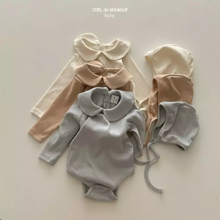 Ciel De Maman - Korean Baby Fashion - #babyoutfit - Circle Collar Tee - 2