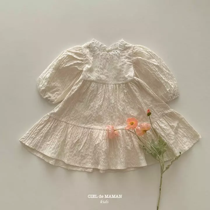 Ciel De Maman - Korean Baby Fashion - #babyoutfit - Sua Lace Bodysuit