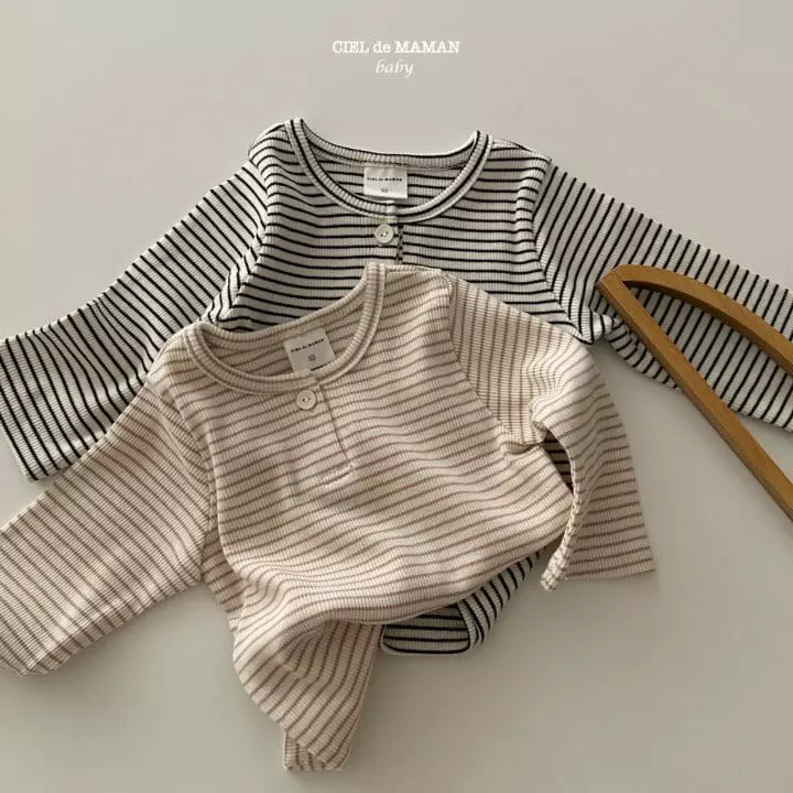 Ciel De Maman - Korean Baby Fashion - #babyoutfit - St Tee