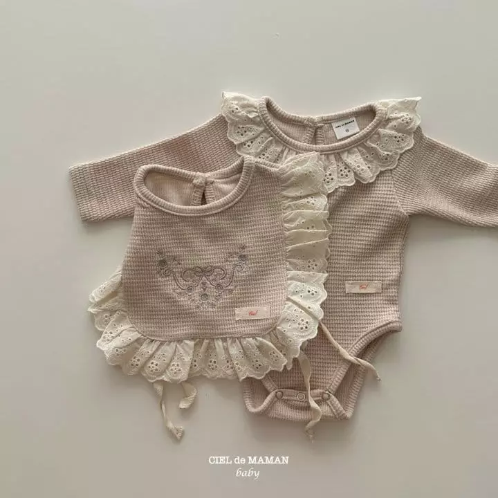 Ciel De Maman - Korean Baby Fashion - #babywear - Waffle Bib - 9