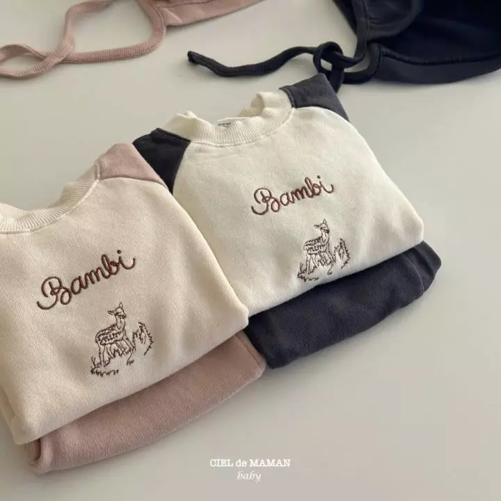 Ciel De Maman - Korean Baby Fashion - #babywear - Bambi Top Bottom Set - 10