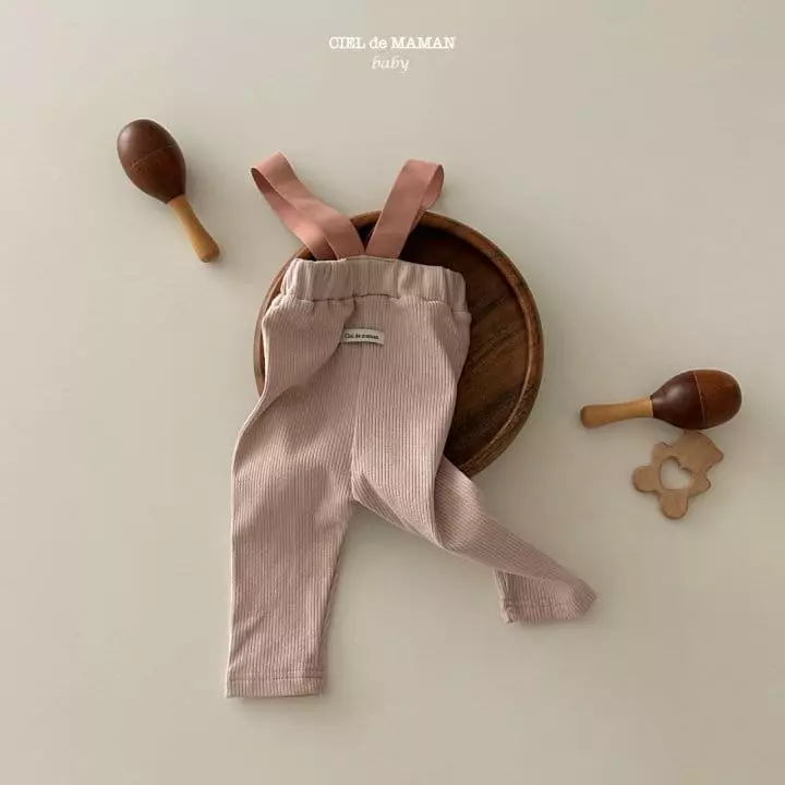 Ciel De Maman - Korean Baby Fashion - #onlinebabyshop - Dungarees Leggings - 3