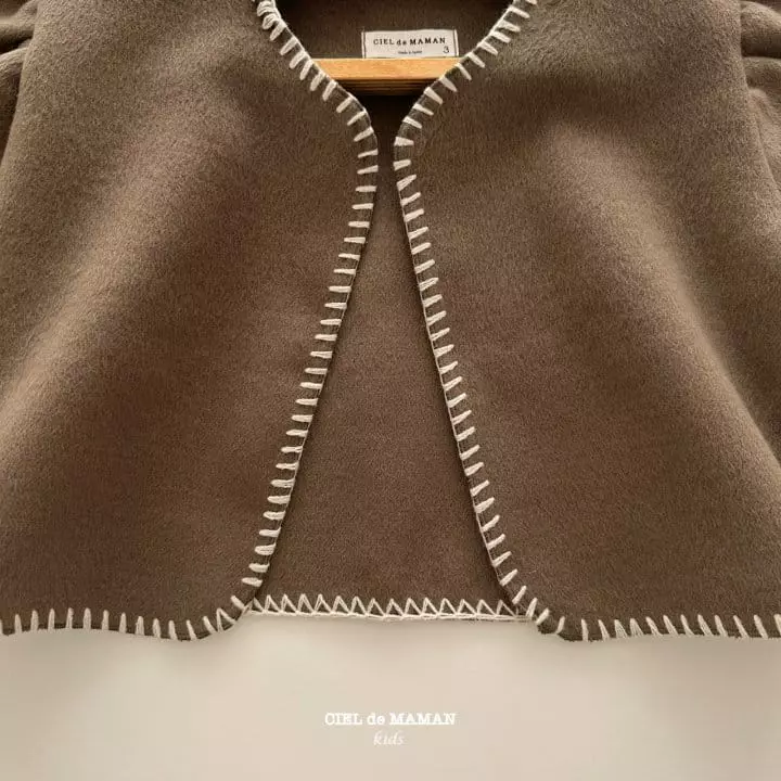 Ciel De Maman - Korean Children Fashion - #Kfashion4kids - Pin Coat Cardigan - 7