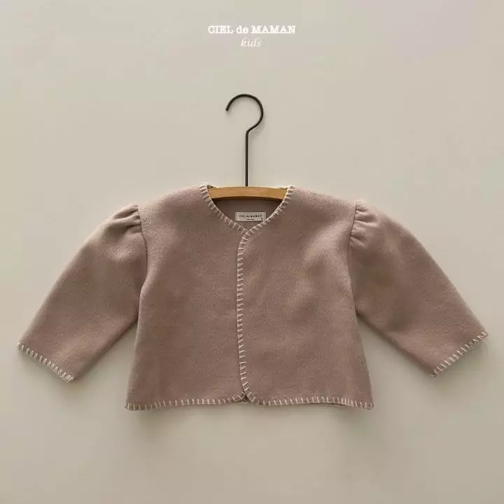 Ciel De Maman - Korean Children Fashion - #designkidswear - Pin Coat Cardigan