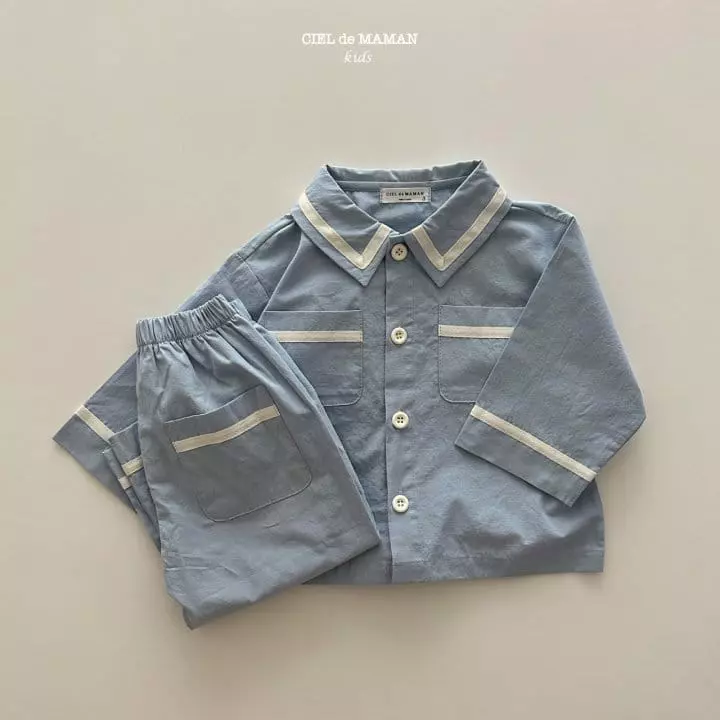 Ciel De Maman - Korean Children Fashion - #kidsshorts - Homes Pajama - 3