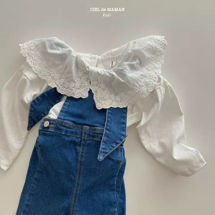 Ciel De Maman - Korean Children Fashion - #kidzfashiontrend - Big Bootscut Dungarees - 5