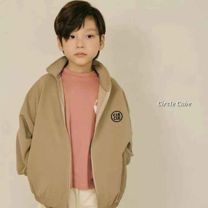 Circle Cube - Korean Children Fashion - #kidsshorts - Andew Zip-up