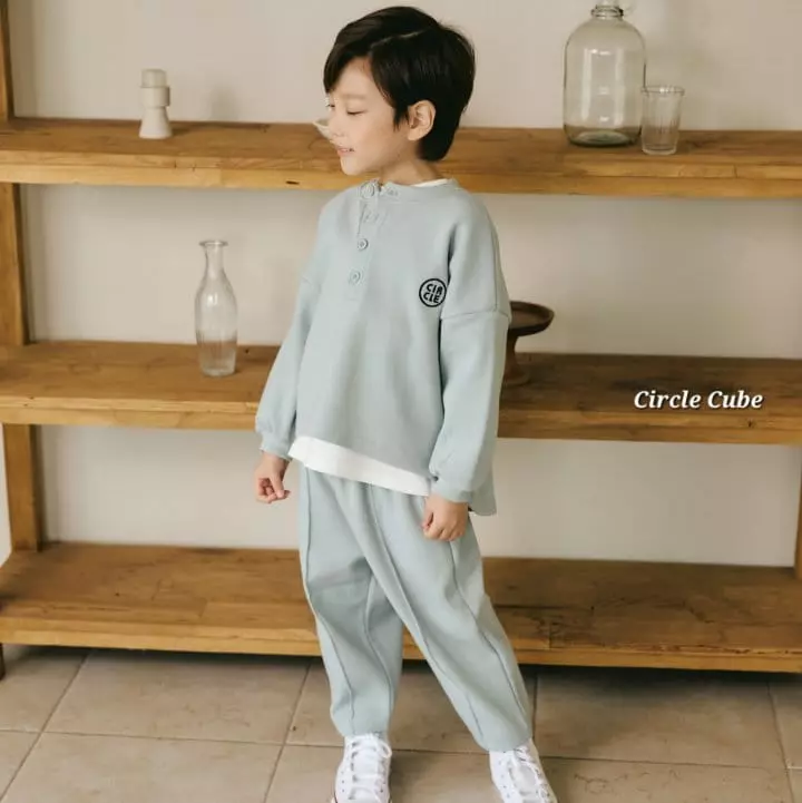 Circle Cube - Korean Children Fashion - #kidsstore - Oxford Tee - 5