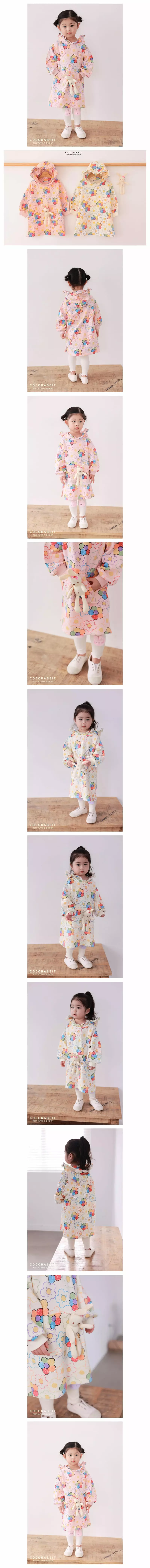 Coco Rabbit - Korean Children Fashion - #childofig - Rainbow Flower One-piece