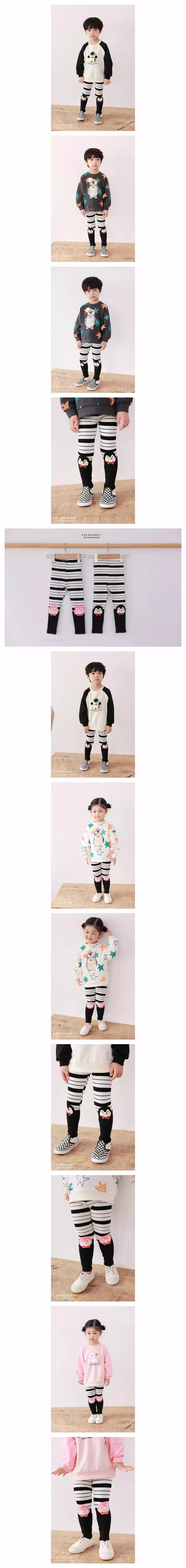 Coco Rabbit - Korean Children Fashion - #prettylittlegirls - Penguin Leggings