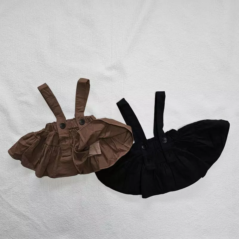 Color - Korean Children Fashion - #childrensboutique - D Dungarees Skirt - 9