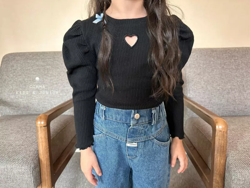 Comma - Korean Children Fashion - #Kfashion4kids - Puff Pounching Tee