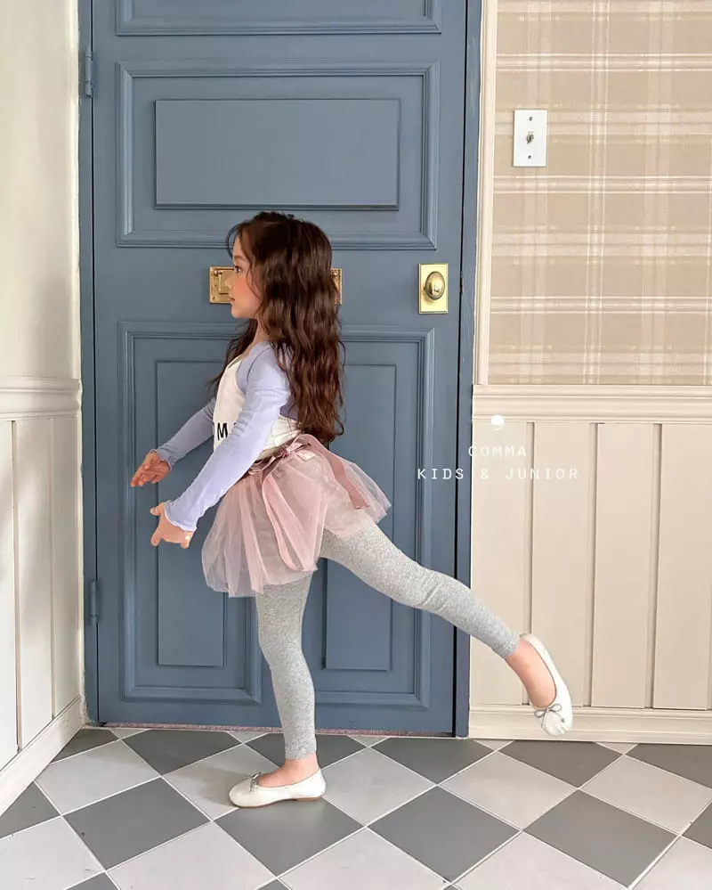 Comma - Korean Children Fashion - #Kfashion4kids - Band Leggings - 12