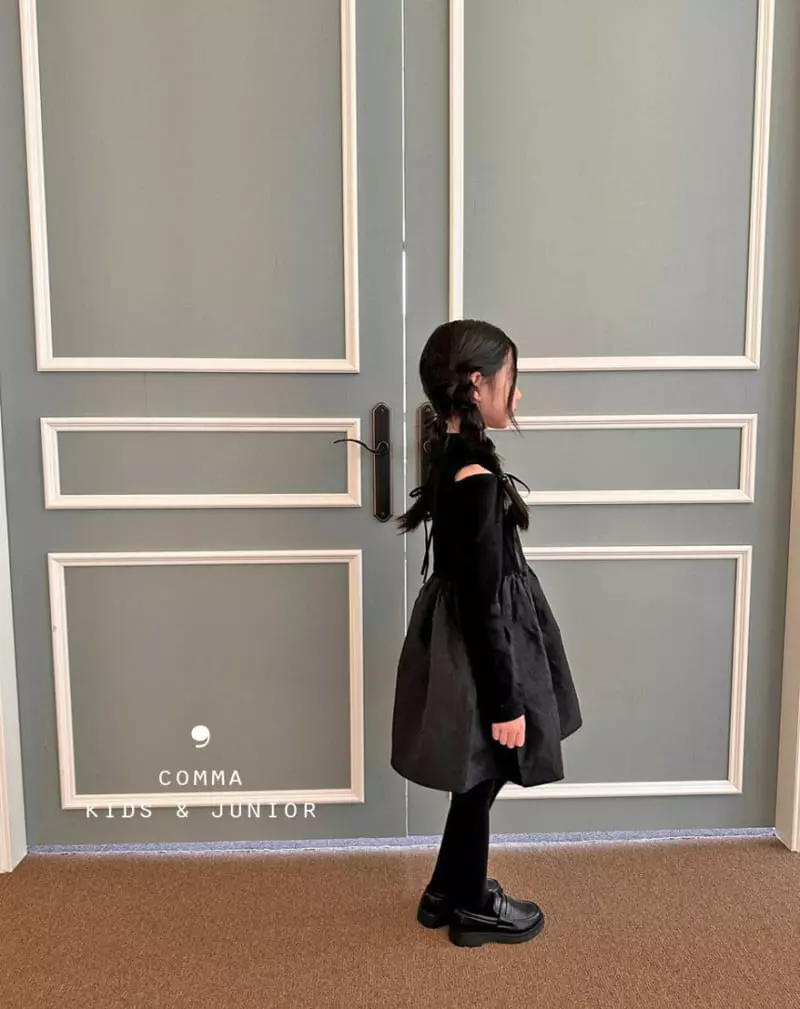 Comma - Korean Children Fashion - #childofig - Slit One-piece