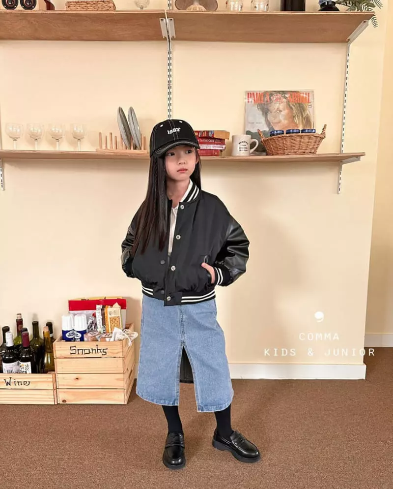 Comma - Korean Children Fashion - #littlefashionista - Baseball Jumper - 12