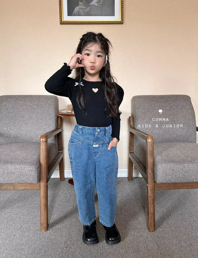 Comma - Korean Children Fashion - #magicofchildhood - Puff Pounching Tee - 4