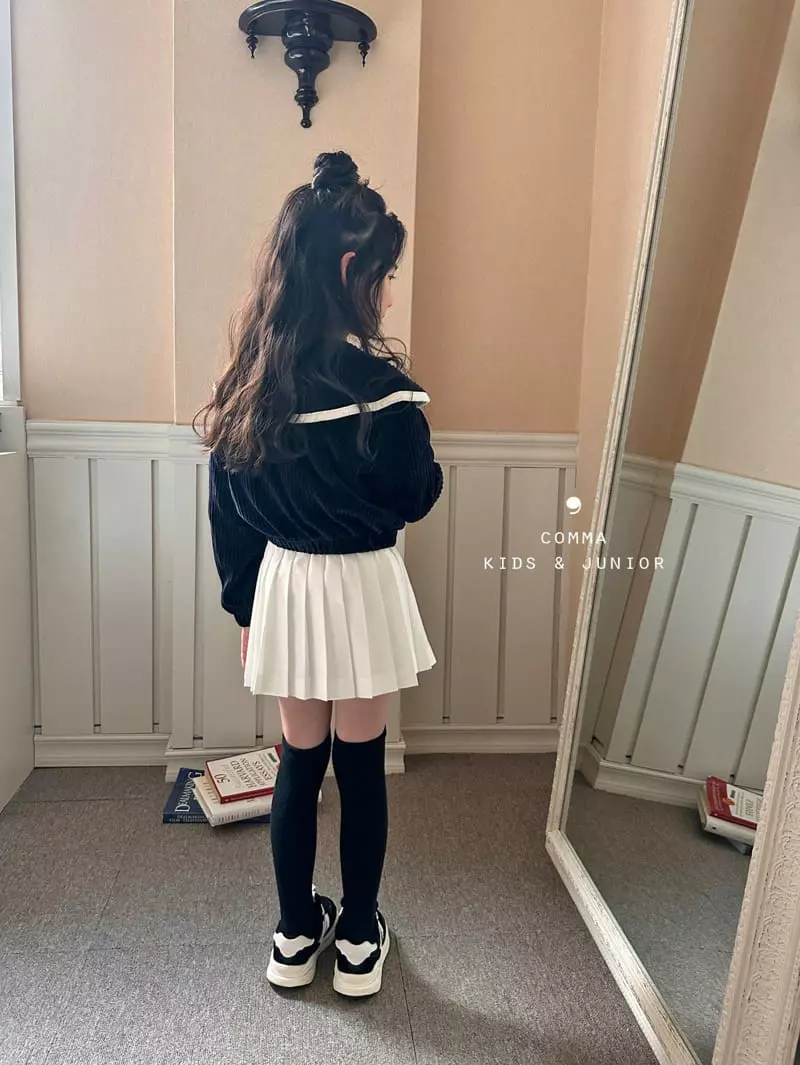 Comma - Korean Children Fashion - #stylishchildhood - Veloure Zip-up - 3