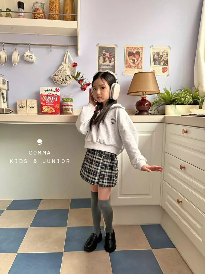 Comma - Korean Children Fashion - #toddlerclothing - Check Skirt - 10