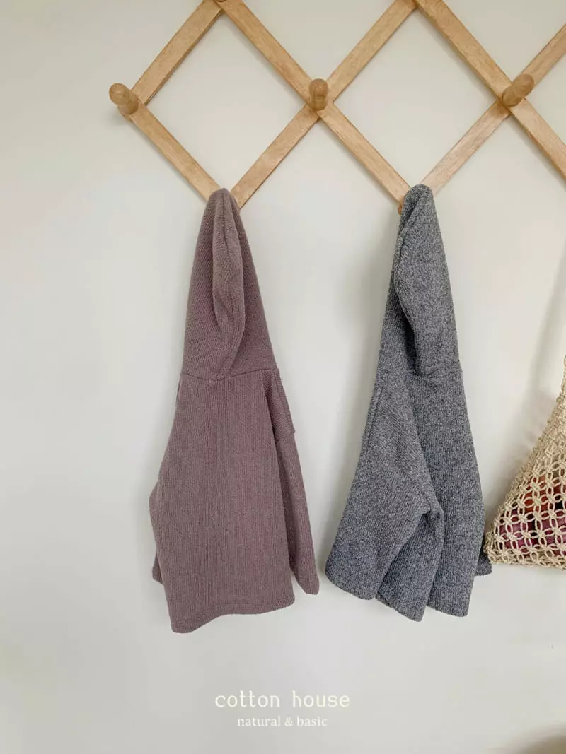 Cotton House - Korean Children Fashion - #childofig - Knit Pocket Hoody - 11