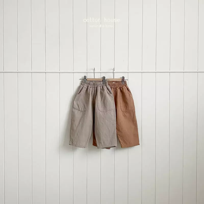 Cotton House - Korean Children Fashion - #discoveringself - Big Pocket Pants - 3
