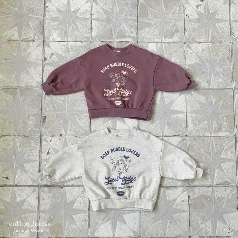 Cotton House - Korean Children Fashion - #fashionkids - Bubble Sweatshirt - 6