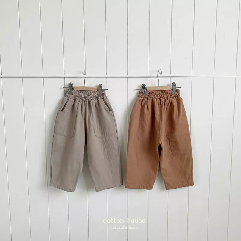 Cotton House - Korean Children Fashion - #kidsshorts - Big Pocket Pants - 5