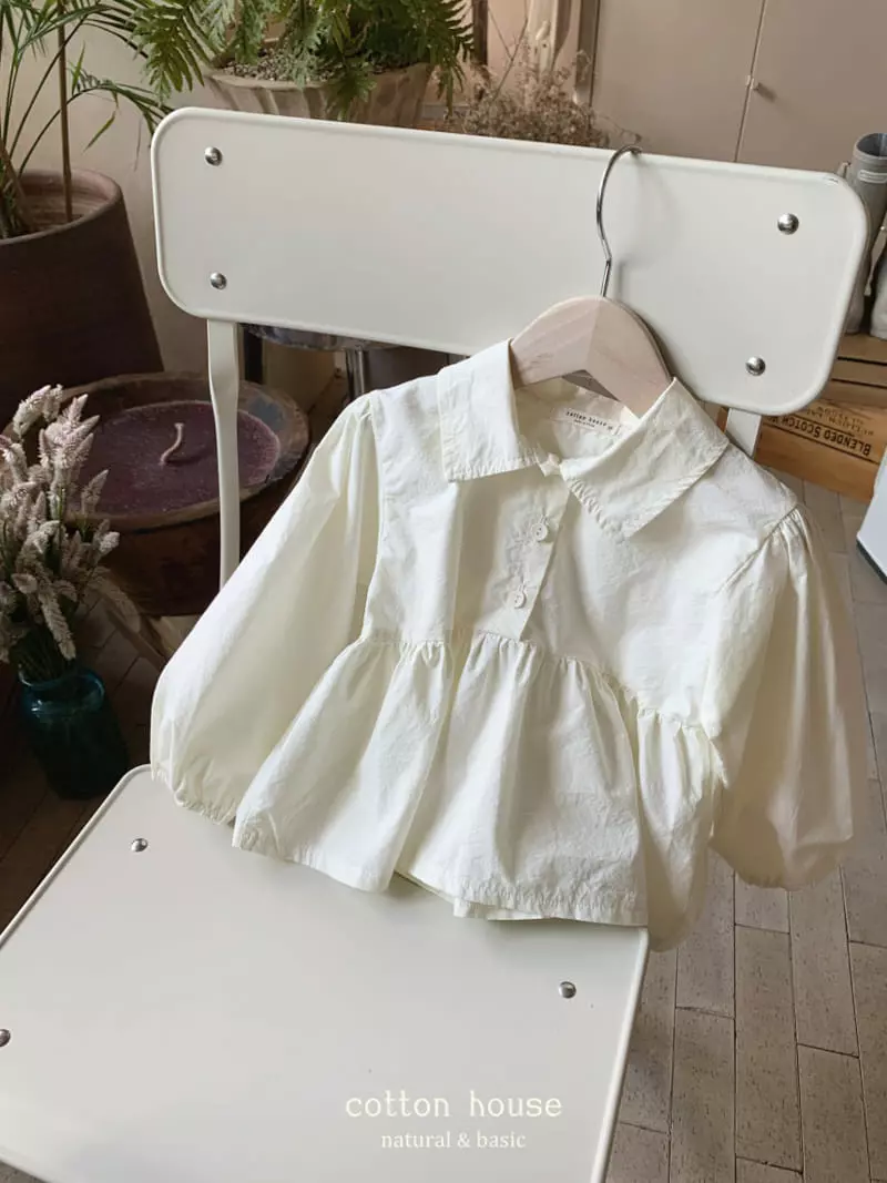 Cotton House - Korean Children Fashion - #kidzfashiontrend - Collar Blouse - 12