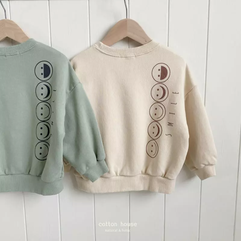 Cotton House - Korean Children Fashion - #kidsstore - Smile Sweathsirt - 4