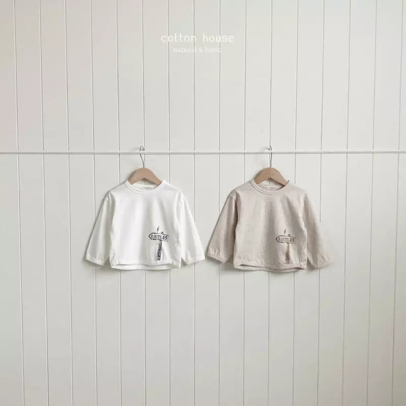 Cotton House - Korean Children Fashion - #kidzfashiontrend - Route Piping Tee - 2