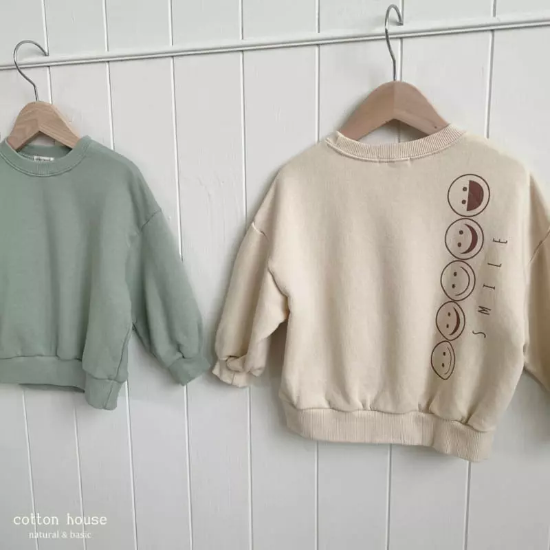 Cotton House - Korean Children Fashion - #littlefashionista - Smile Sweathsirt - 6