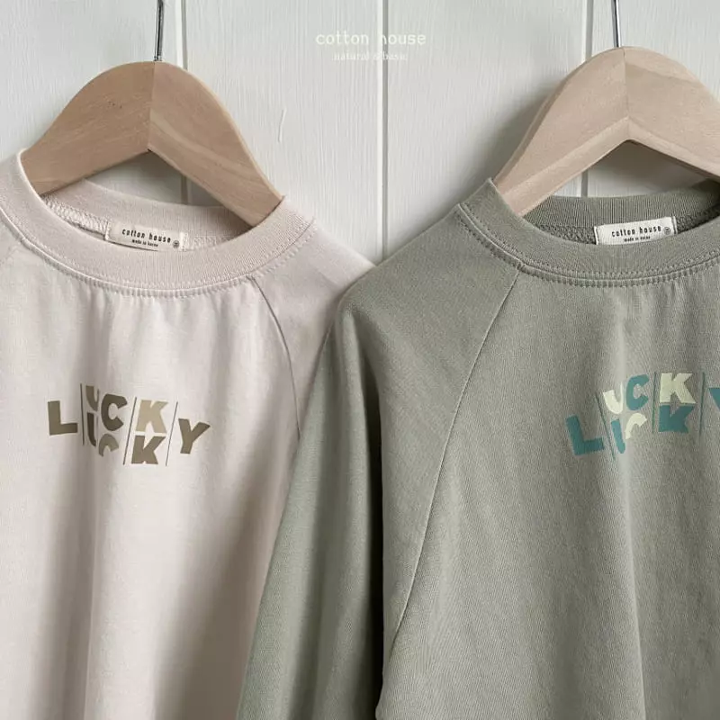 Cotton House - Korean Children Fashion - #littlefashionista - Lucky Raglan Tee - 5