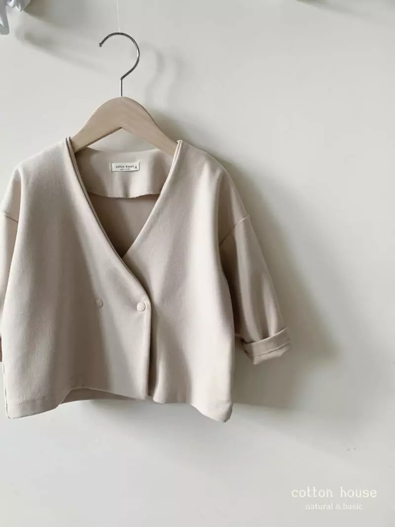 Cotton House - Korean Children Fashion - #magicofchildhood - NO Collar Jacket - 10