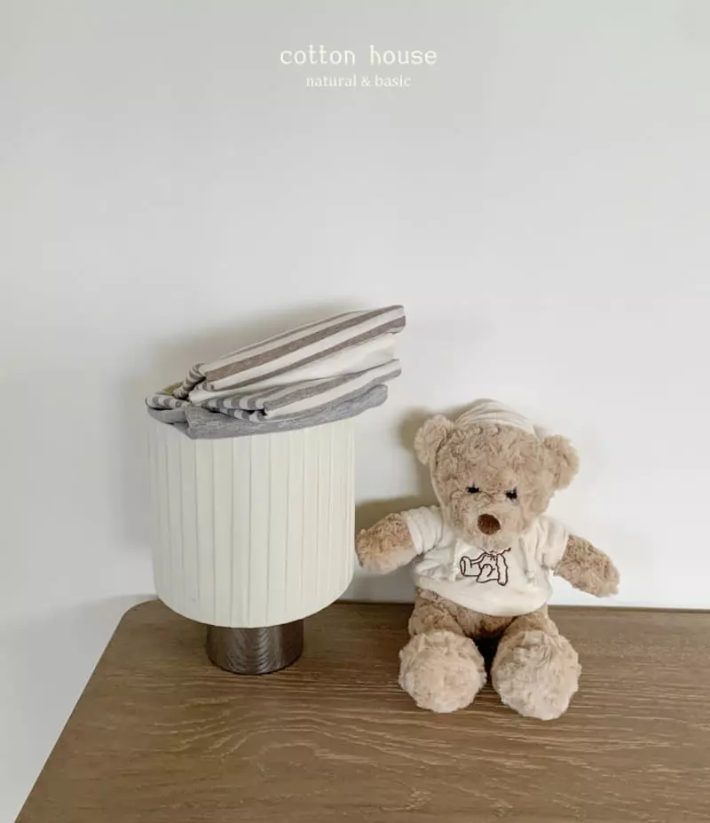 Cotton House - Korean Children Fashion - #minifashionista - Daily Piping Tee - 9