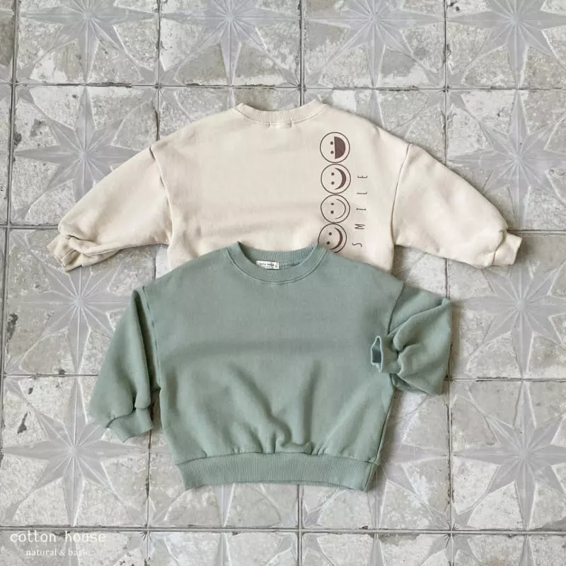 Cotton House - Korean Children Fashion - #minifashionista - Smile Sweathsirt - 8