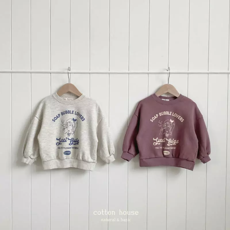 Cotton House - Korean Children Fashion - #stylishchildhood - Bubble Sweatshirt