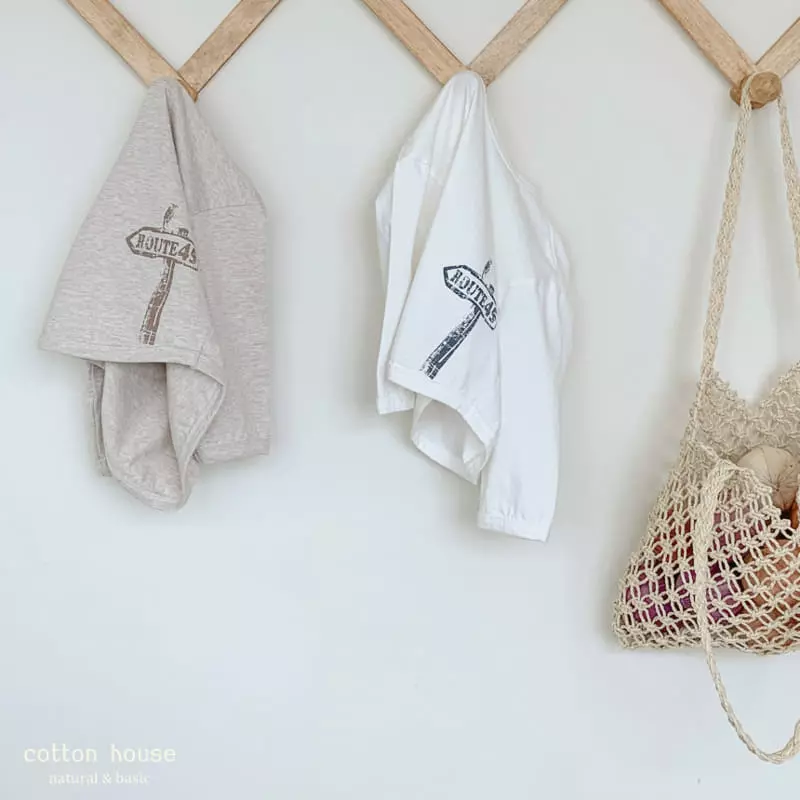 Cotton House - Korean Children Fashion - #stylishchildhood - Route Piping Tee - 10