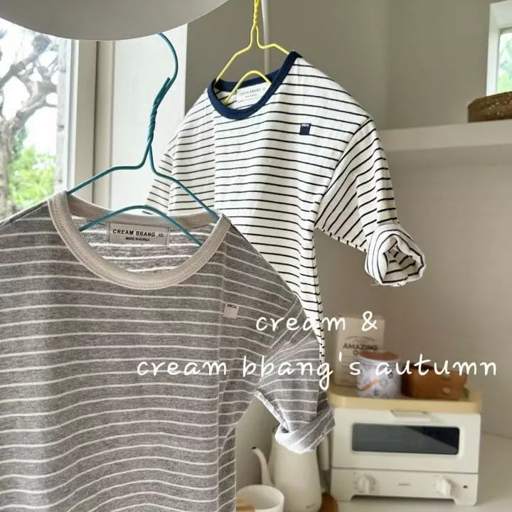 Cream Bbang - Korean Children Fashion - #Kfashion4kids - Specail Stripes Tee