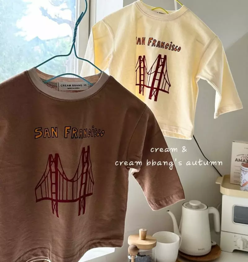 Cream Bbang - Korean Children Fashion - #childofig - San Francisco Tee - 10