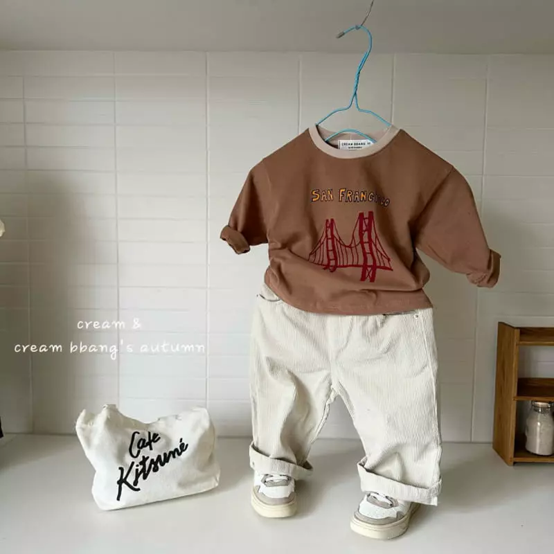 Cream Bbang - Korean Children Fashion - #childofig - San Francisco Tee - 9