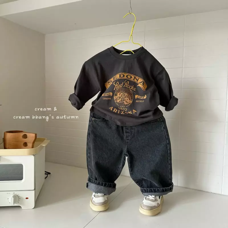 Cream Bbang - Korean Children Fashion - #childrensboutique - Arijona Tee - 9