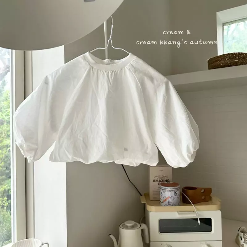 Cream Bbang - Korean Children Fashion - #designkidswear - Volume Blouse - 2