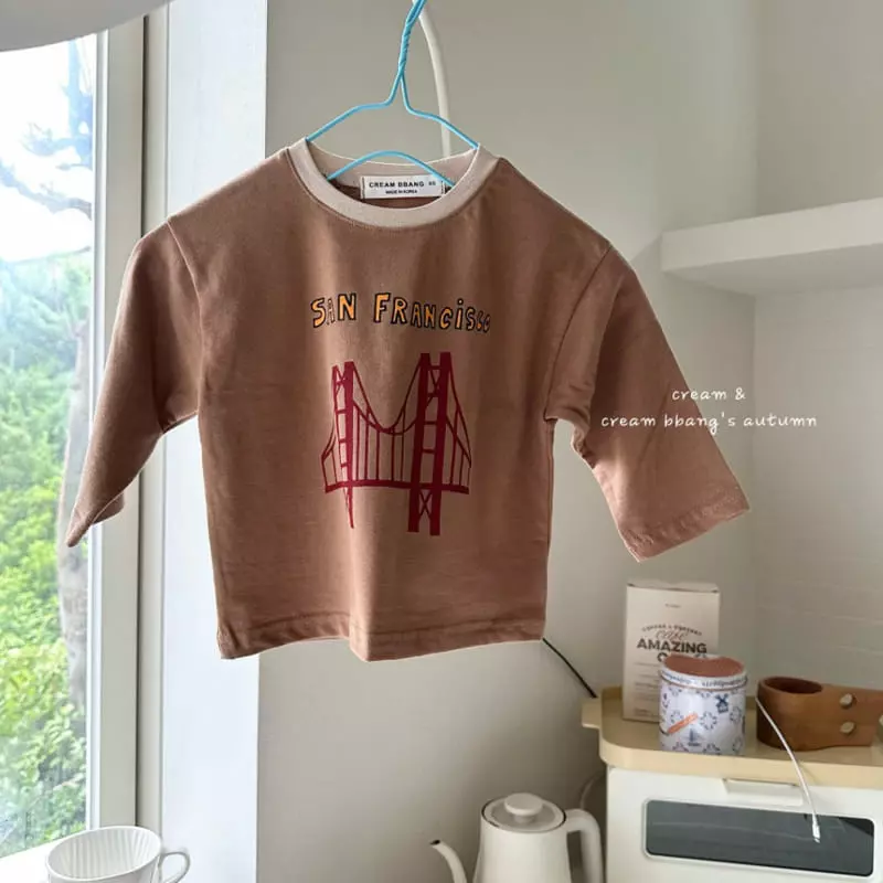 Cream Bbang - Korean Children Fashion - #designkidswear - San Francisco Tee - 12