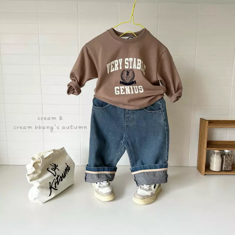 Cream Bbang - Korean Children Fashion - #fashionkids - Genius Tee - 7