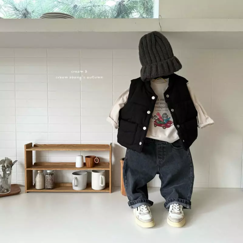 Cream Bbang - Korean Children Fashion - #kidsshorts - Petit Tee - 10