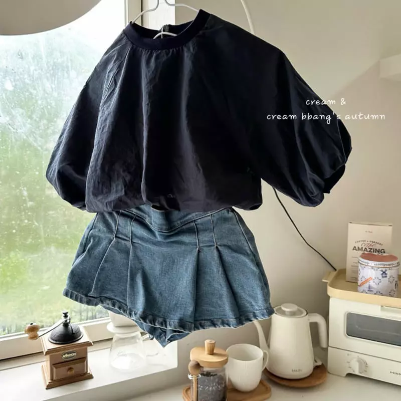 Cream Bbang - Korean Children Fashion - #kidsstore - Volume Blouse - 6