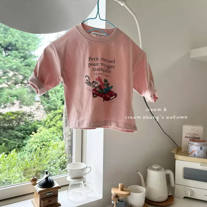 Cream Bbang - Korean Children Fashion - #kidsstore - Petit Tee - 11
