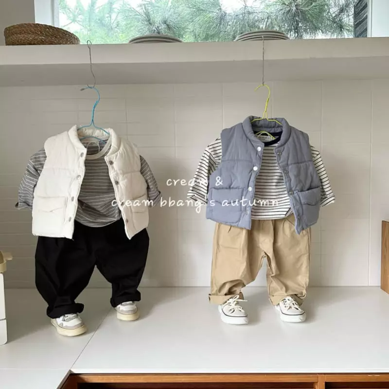 Cream Bbang - Korean Children Fashion - #littlefashionista - Specail Stripes Tee - 2