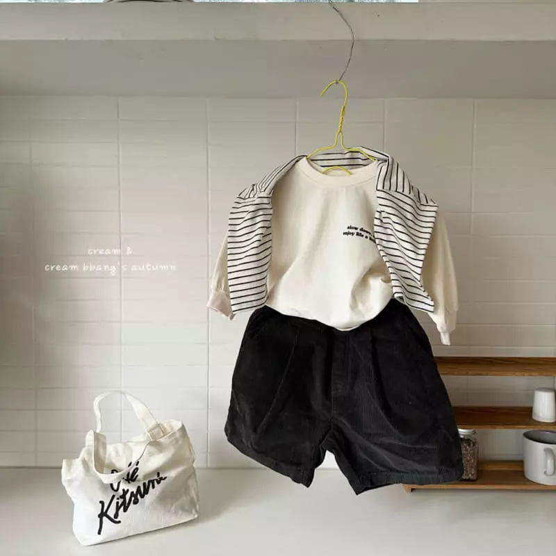 Cream Bbang - Korean Children Fashion - #magicofchildhood - Rib Shorts - 7
