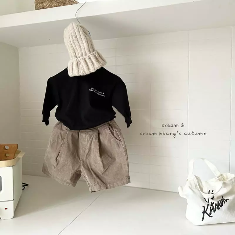 Cream Bbang - Korean Children Fashion - #minifashionista - Rib Shorts - 8